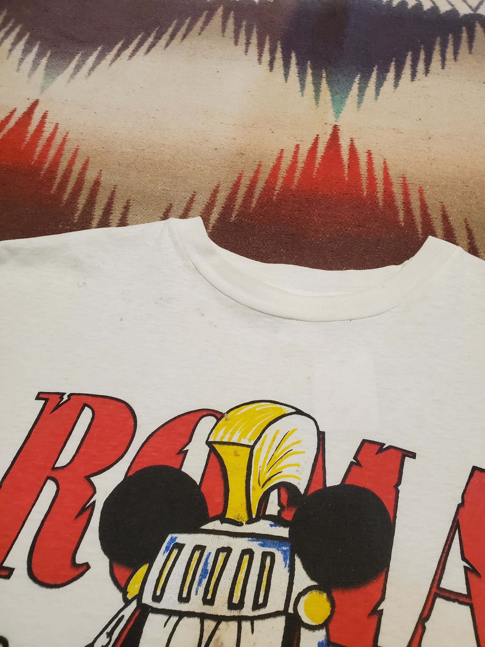 1980s/1990s Mickey Mouse Roma Roman T-Shirt Size M