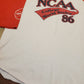 1980s 1986 College World Series Omaha Baseball Raglan T-Shirt Made in USA Size S