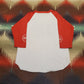 1980s 1986 College World Series Omaha Baseball Raglan T-Shirt Made in USA Size S
