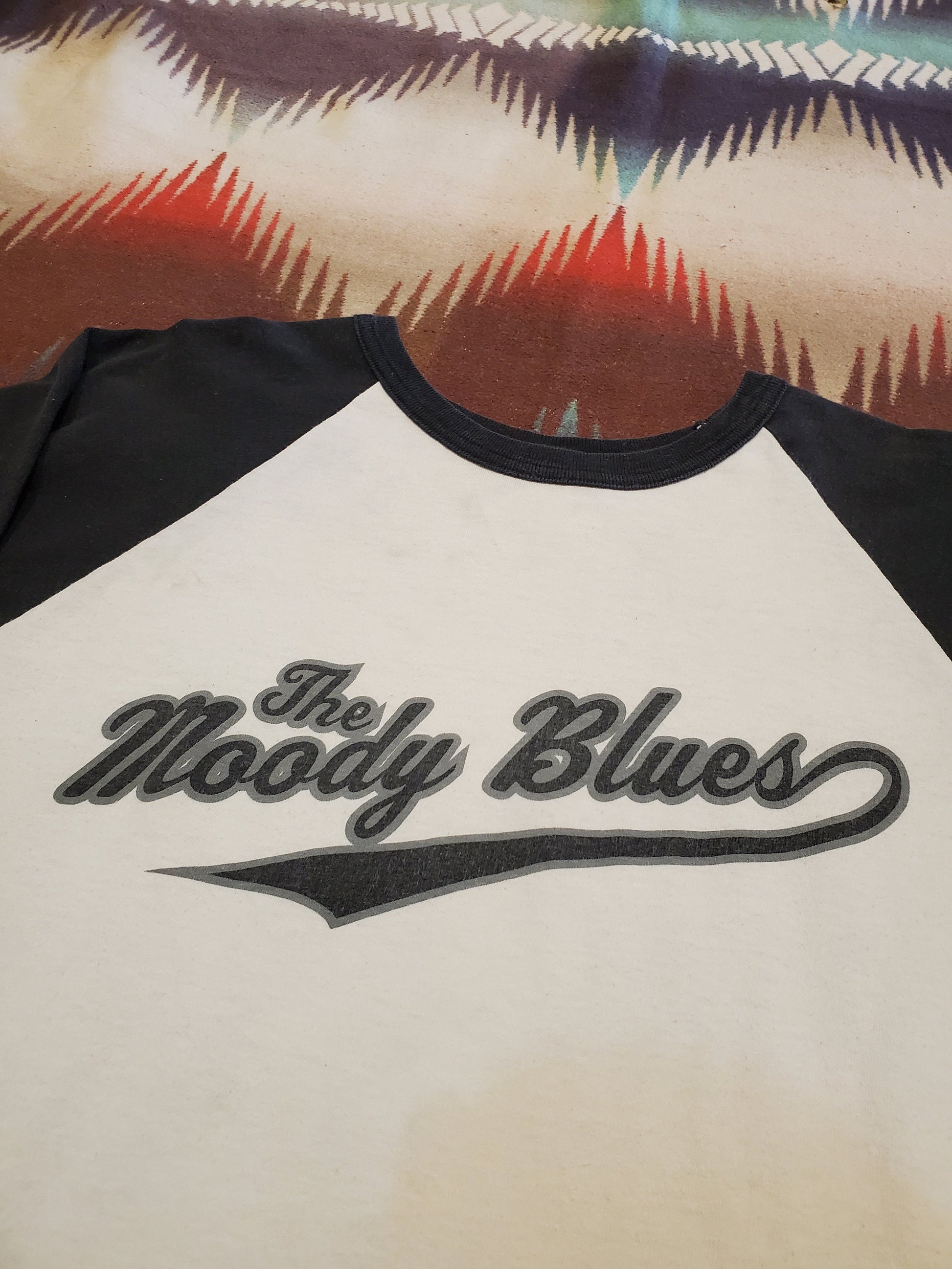 1990s 1999 The Moody Blues Tour Giant Raglan T-Shirt Made in USA Size L