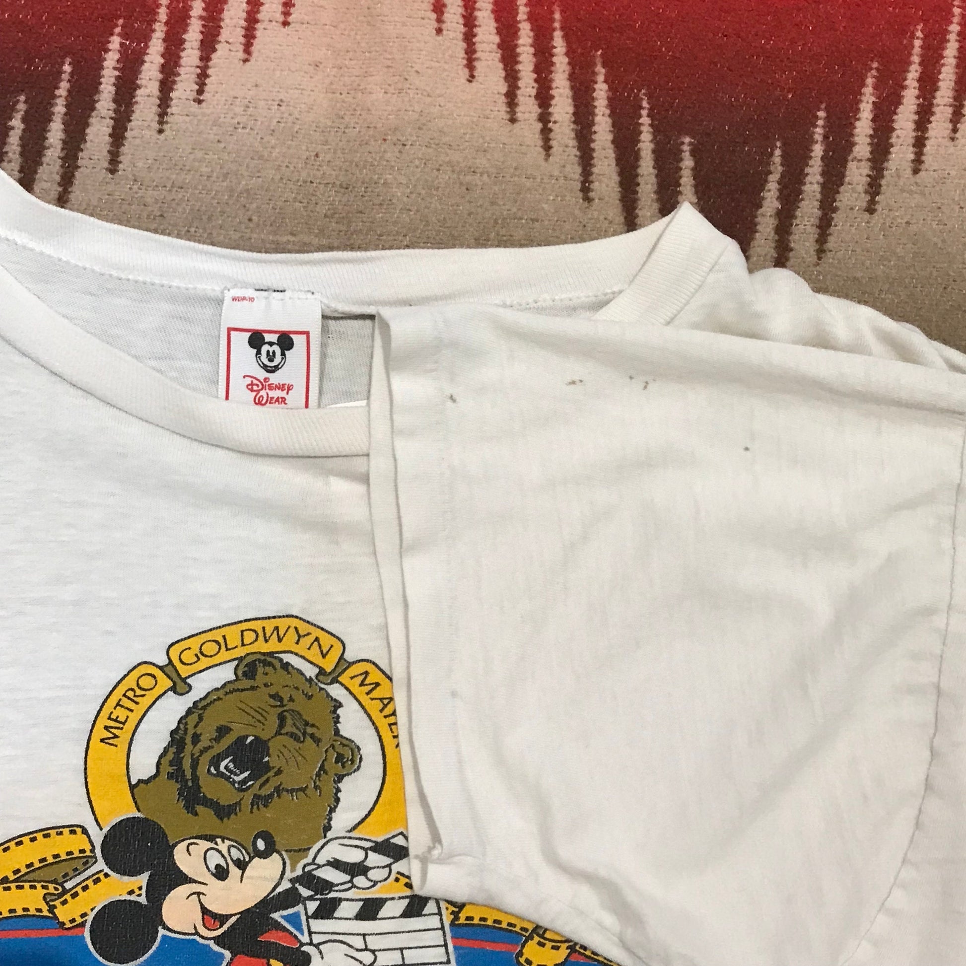 1980s/1990s Disney Wear Disney MGM Studios Mickey Mouse T-Shirt Made in USA Size L