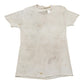 1980s Thrashed Threadbare Blank White T-Shirt Size S