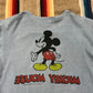 1970s Walt Disney Productions Mickey Mouse Double Sided Print T-Shirt Made in USA Size M