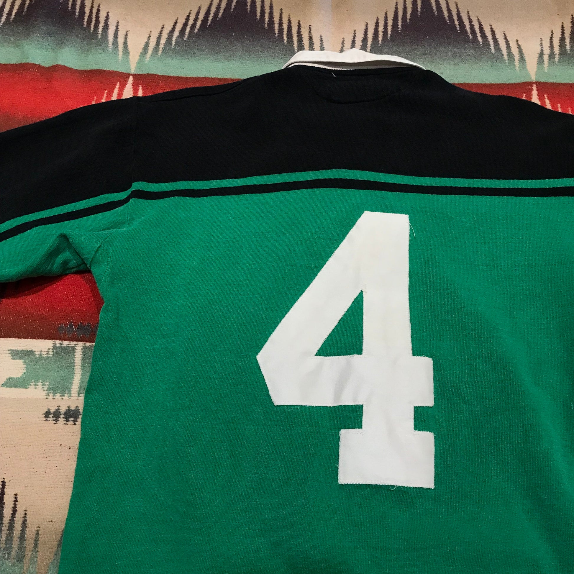 1990s/2000s Barbarian Holy Cross Shortsleeve Rugby Shirt Made in Canada Size L/XL