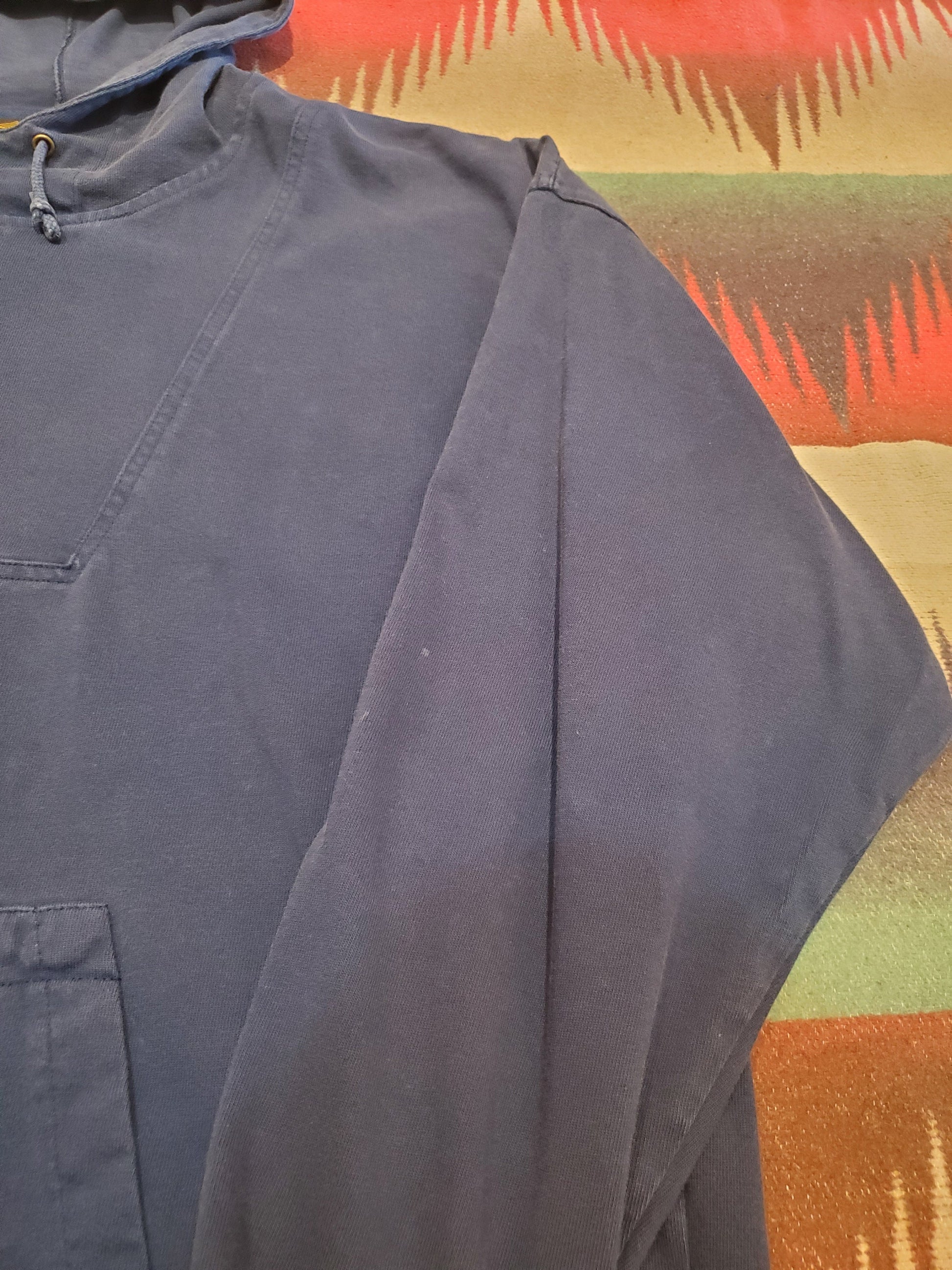 1980s/1990s Eddie Bauer Anorak Style Hoodie Sweatshirt Size XL