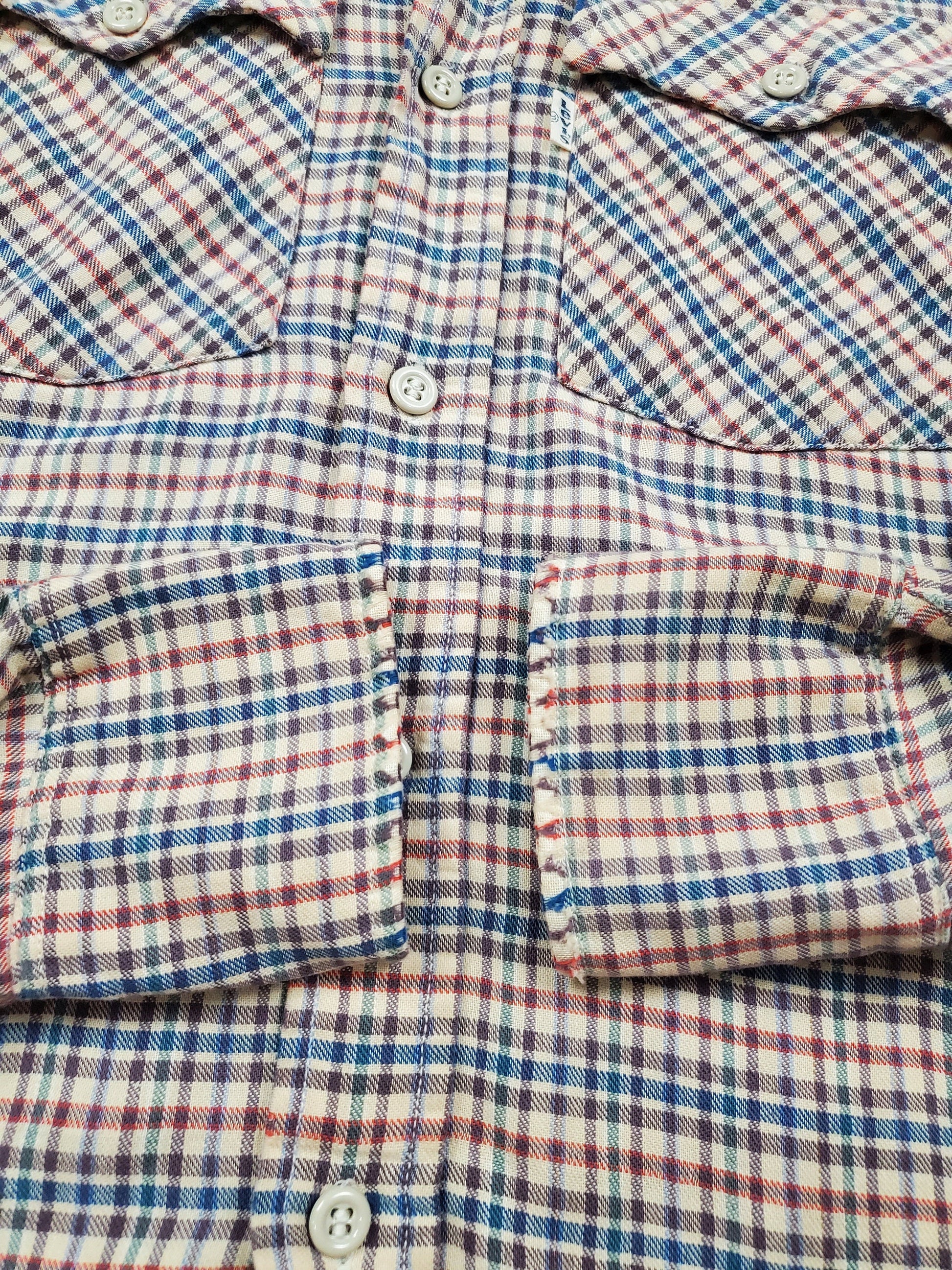 1970s Levi's Plaid Shirt Size S