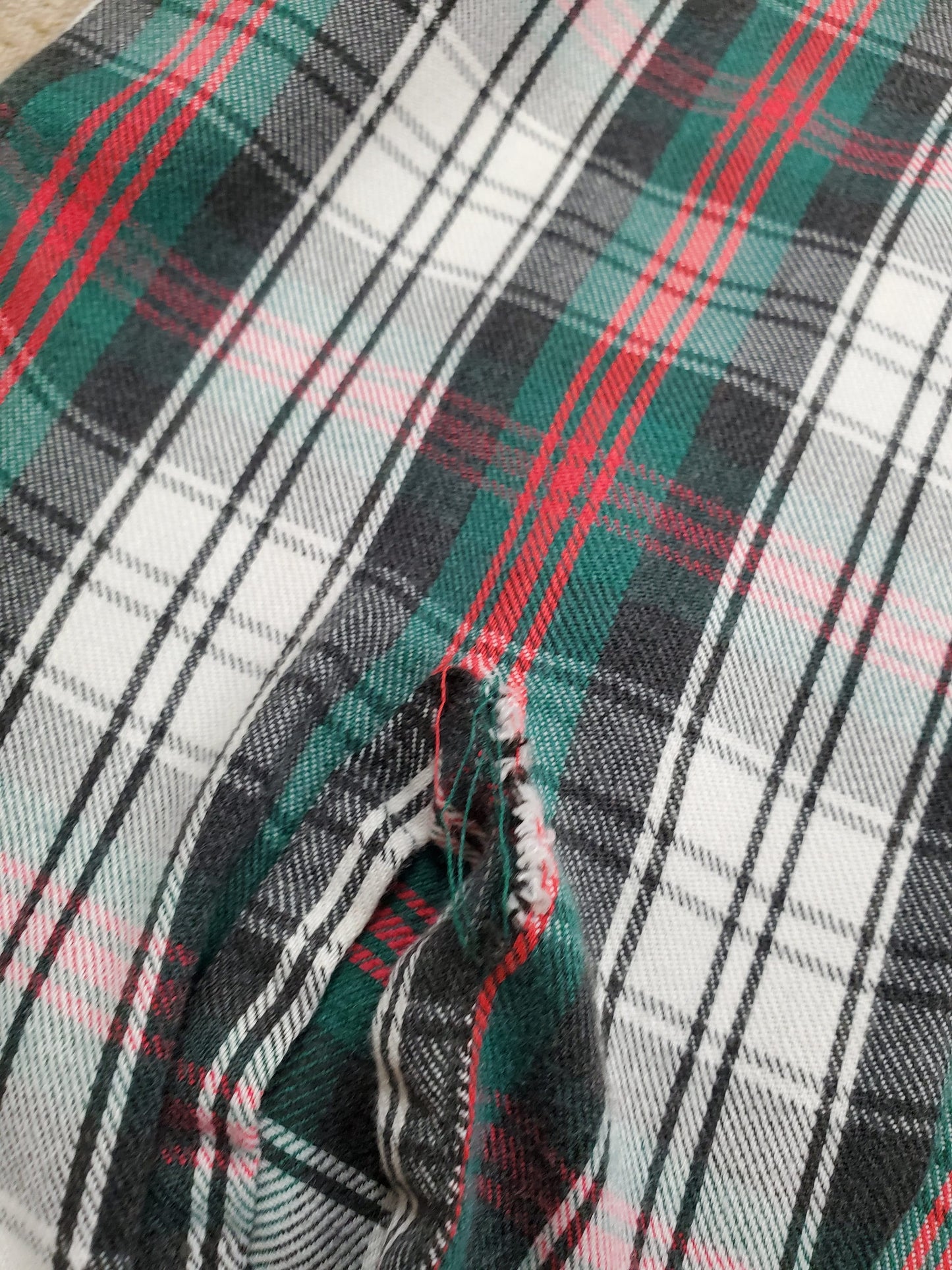 1970s/1980s K-Mart Plaid Shirt Size L