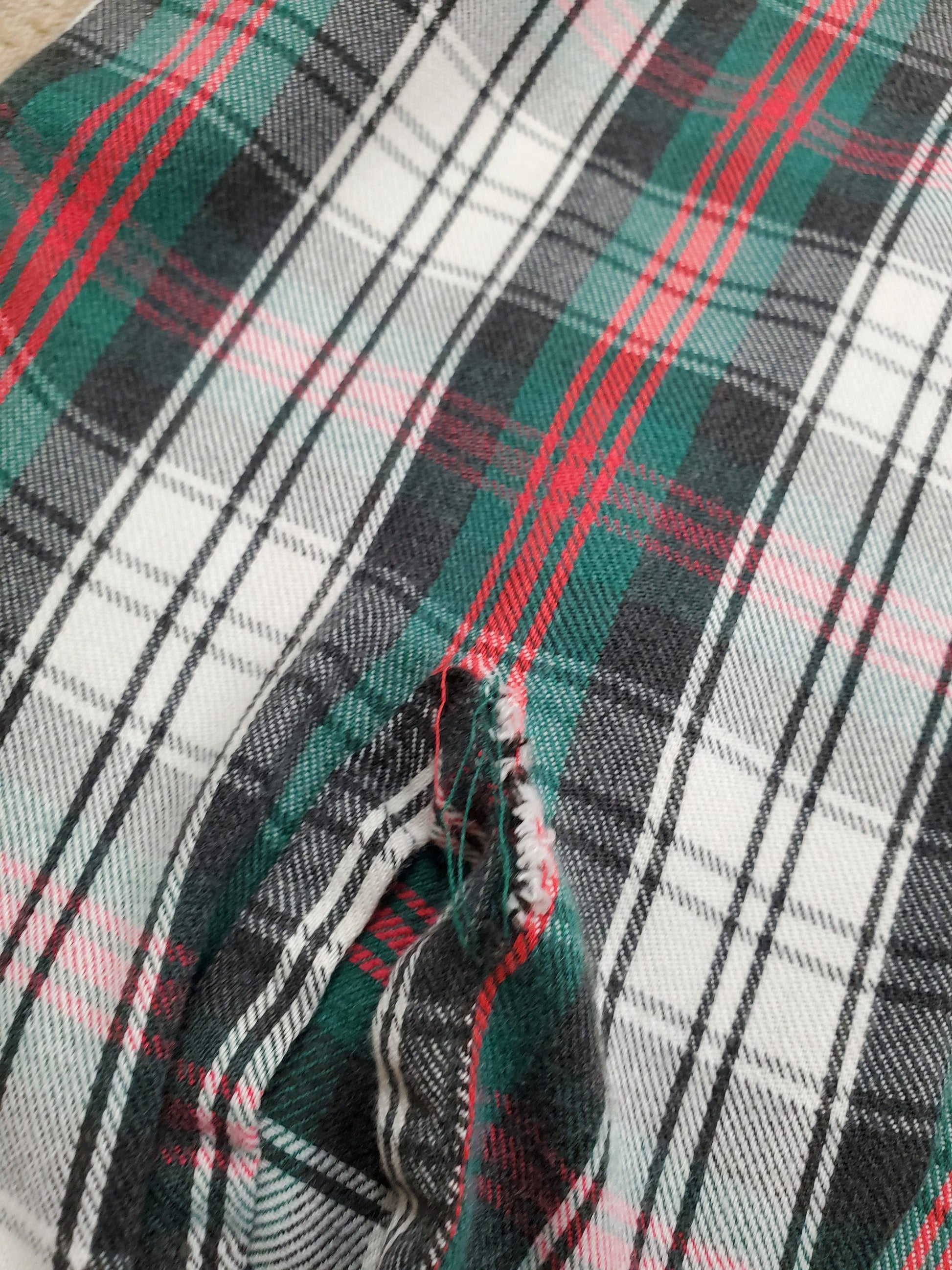 1970s/1980s K-Mart Plaid Shirt Size L