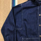 1970s Mushroom Makers INC Mushroom Denim Parka Jacket Women's Size L Men's Size S/M