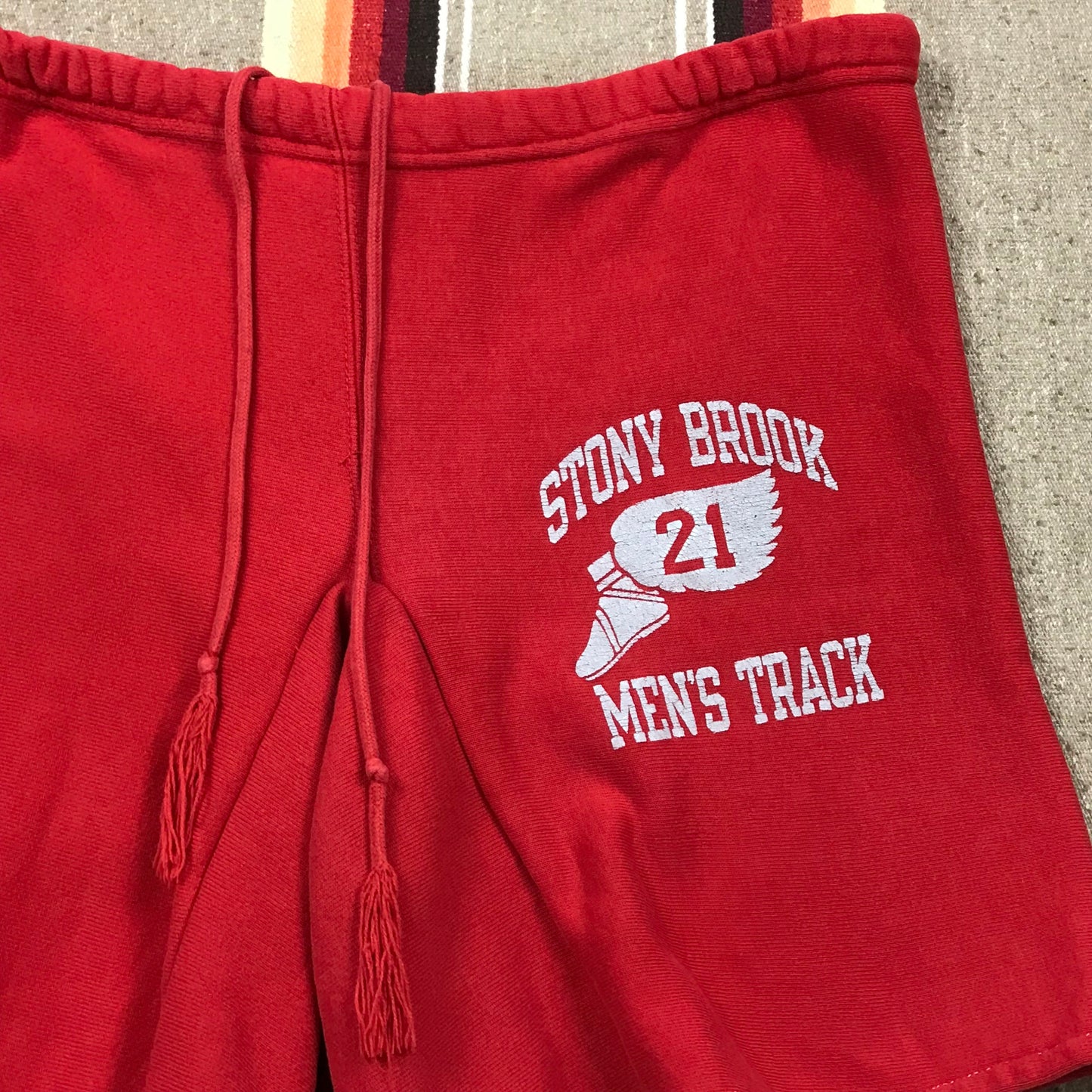 1980s Champion Reverse Weave Shorts Stony Brook Men's Track Made in USA Size 32-35