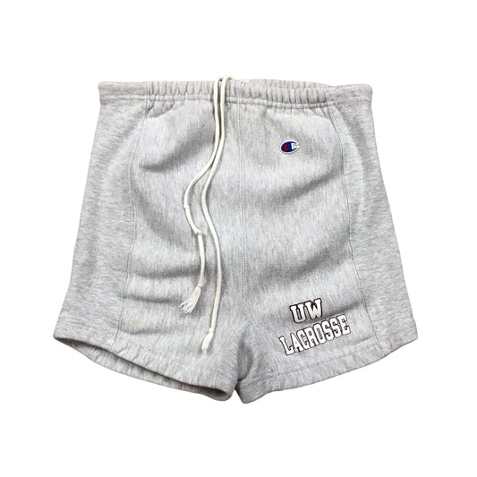 1980s Champion Reverse Weave Shorts UW Lacrosse Made in USA Size 26-29