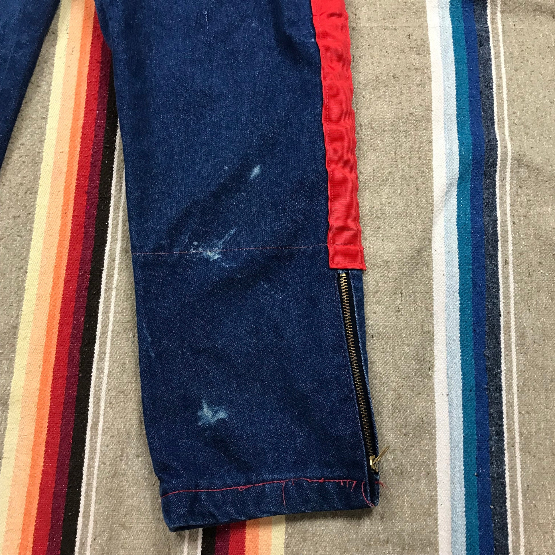 1970s/1980s Husqvarna Denim Chainsaw Pants Size 33x28