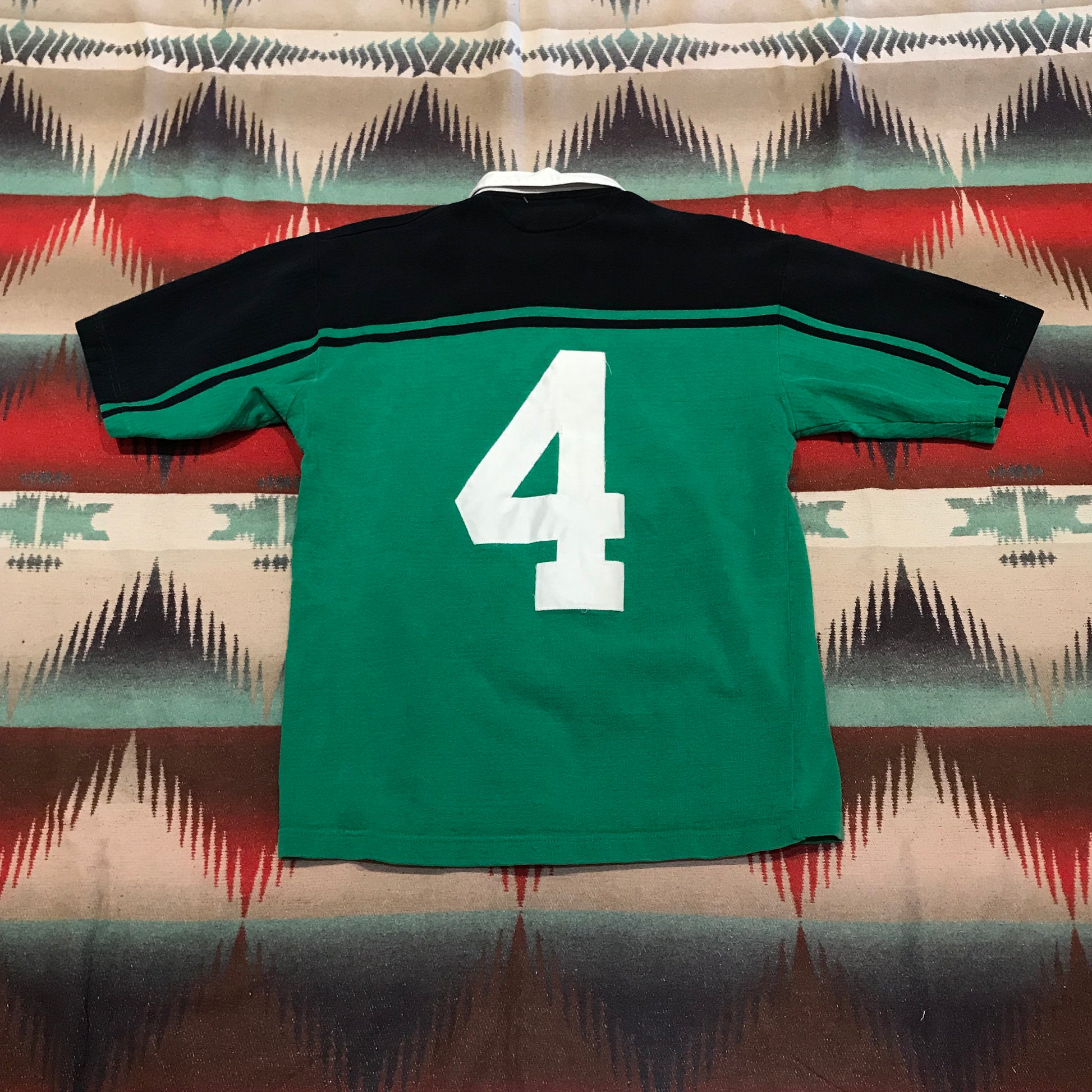 1990s/2000s Barbarian Holy Cross Shortsleeve Rugby Shirt Made in Canada Size L/XL