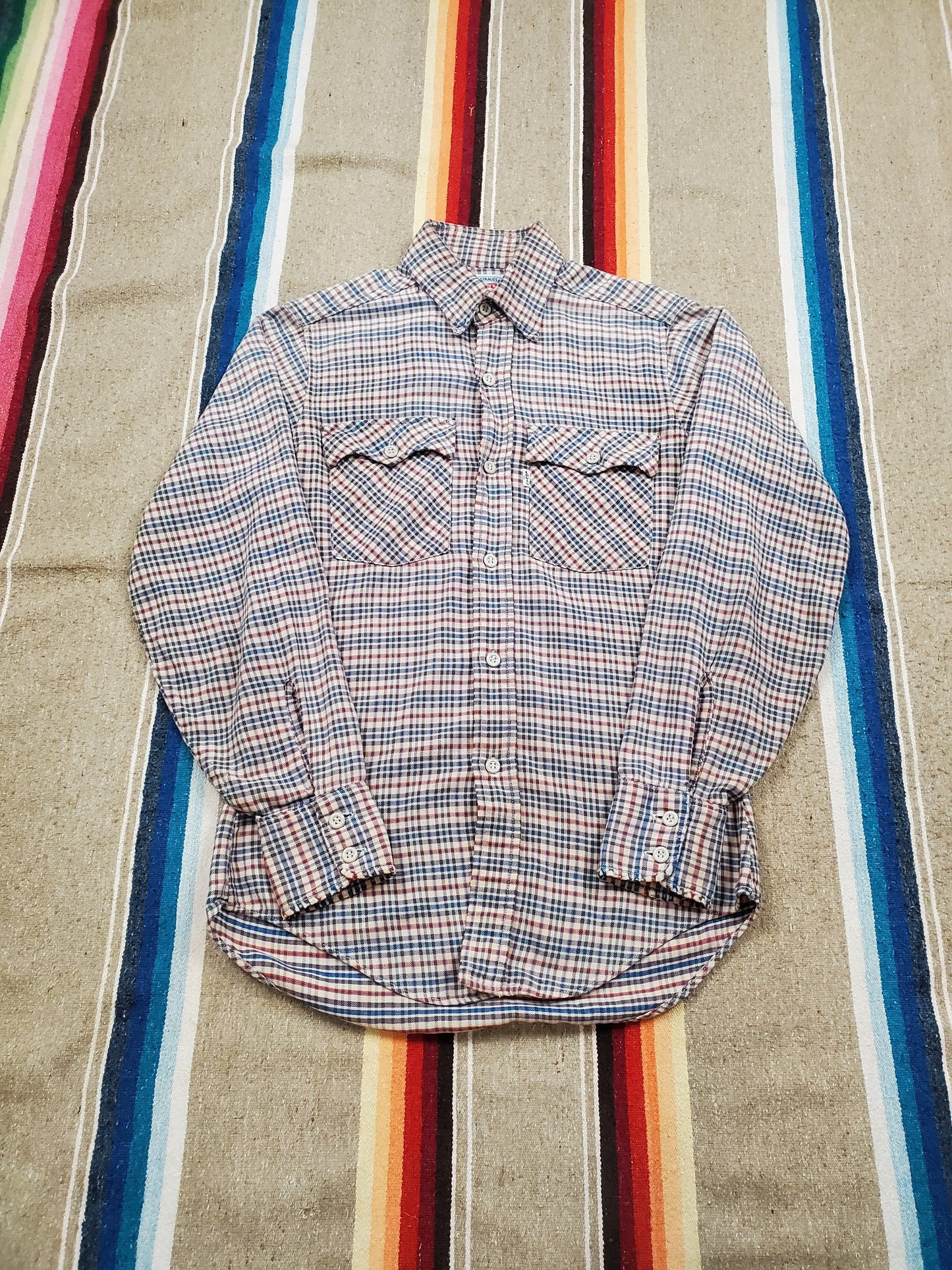 1970s Levi's Plaid Shirt Size S