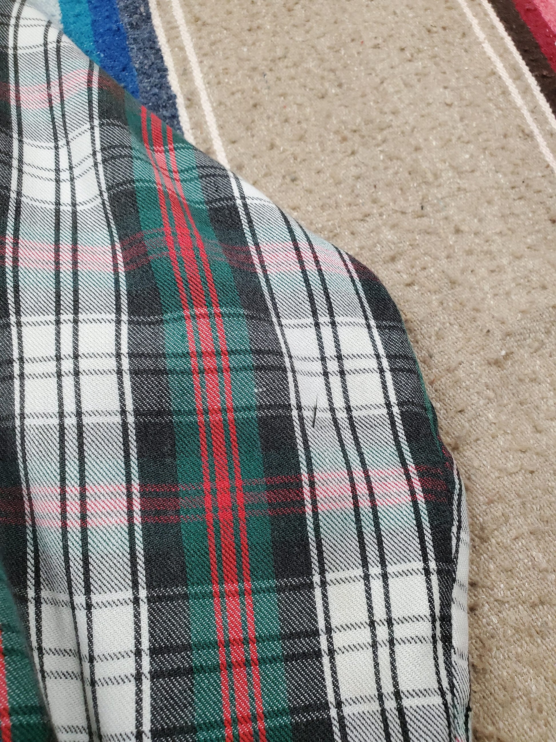 1970s/1980s K-Mart Plaid Shirt Size L