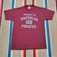 1990s Waterloo Pirates Athletics Wisconsin T-Shirt Made in USA Size M
