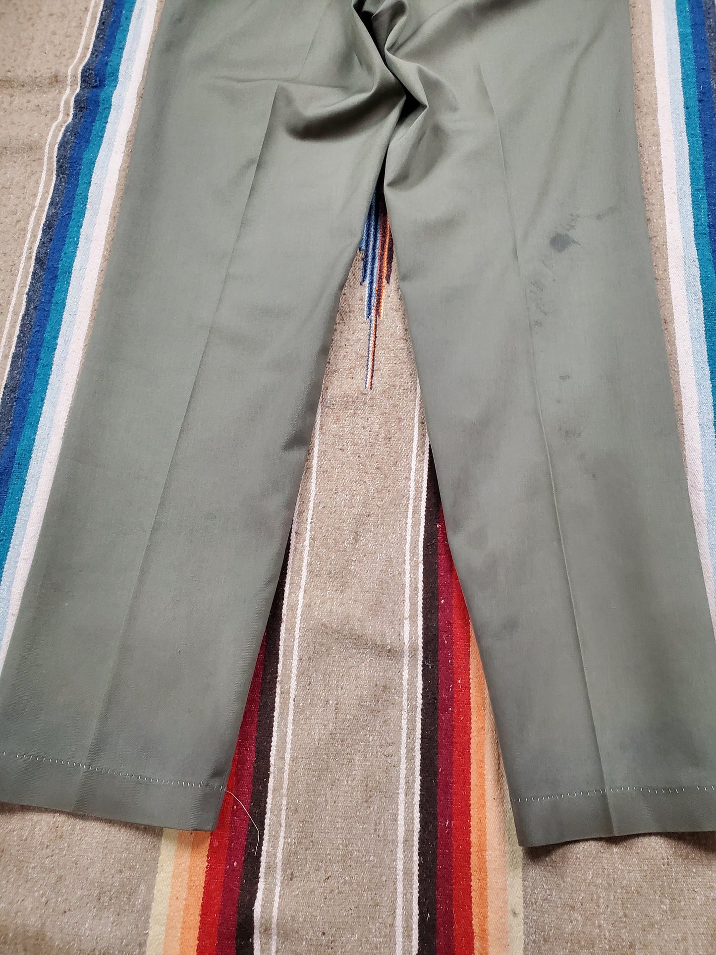 1970s Lee Leesures Lee Prest Permanent Press Pants Made in USA Size 30x30