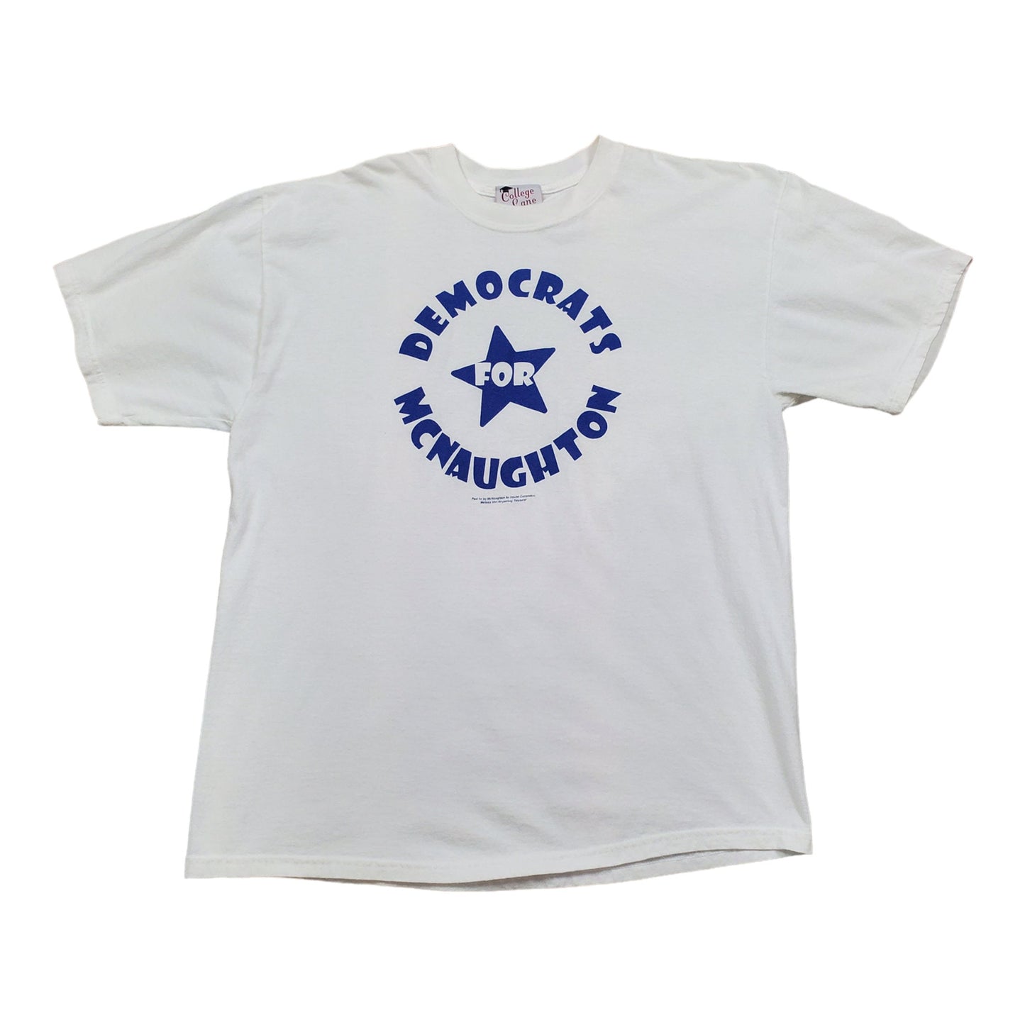 1990s/2000s Democrats for McNaughton T-Shirt Size XL