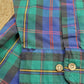 1980s/1990s Van Heusen 417 Single Needle Button Up Longlseeve Plaid Shirt Size L/XL
