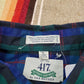 1980s/1990s Van Heusen 417 Single Needle Button Up Longlseeve Plaid Shirt Size L/XL