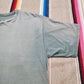 1990s/2000s Faded Blank Olive Green T-Shirt Size XL/XXL