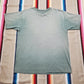 1990s/2000s Faded Blank Olive Green T-Shirt Size XL/XXL