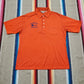 1980s Nologo by Tonix Syracuse Orange Pack Jazz Band Polo Shirt Size L