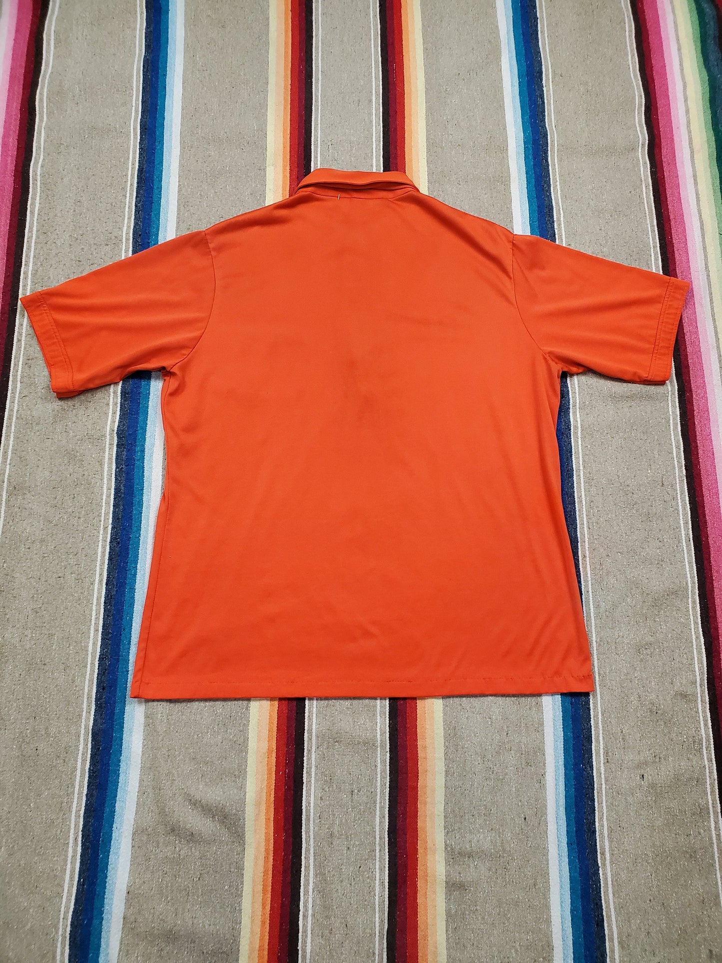 1980s Nologo by Tonix Syracuse Orange Pack Jazz Band Polo Shirt Size L