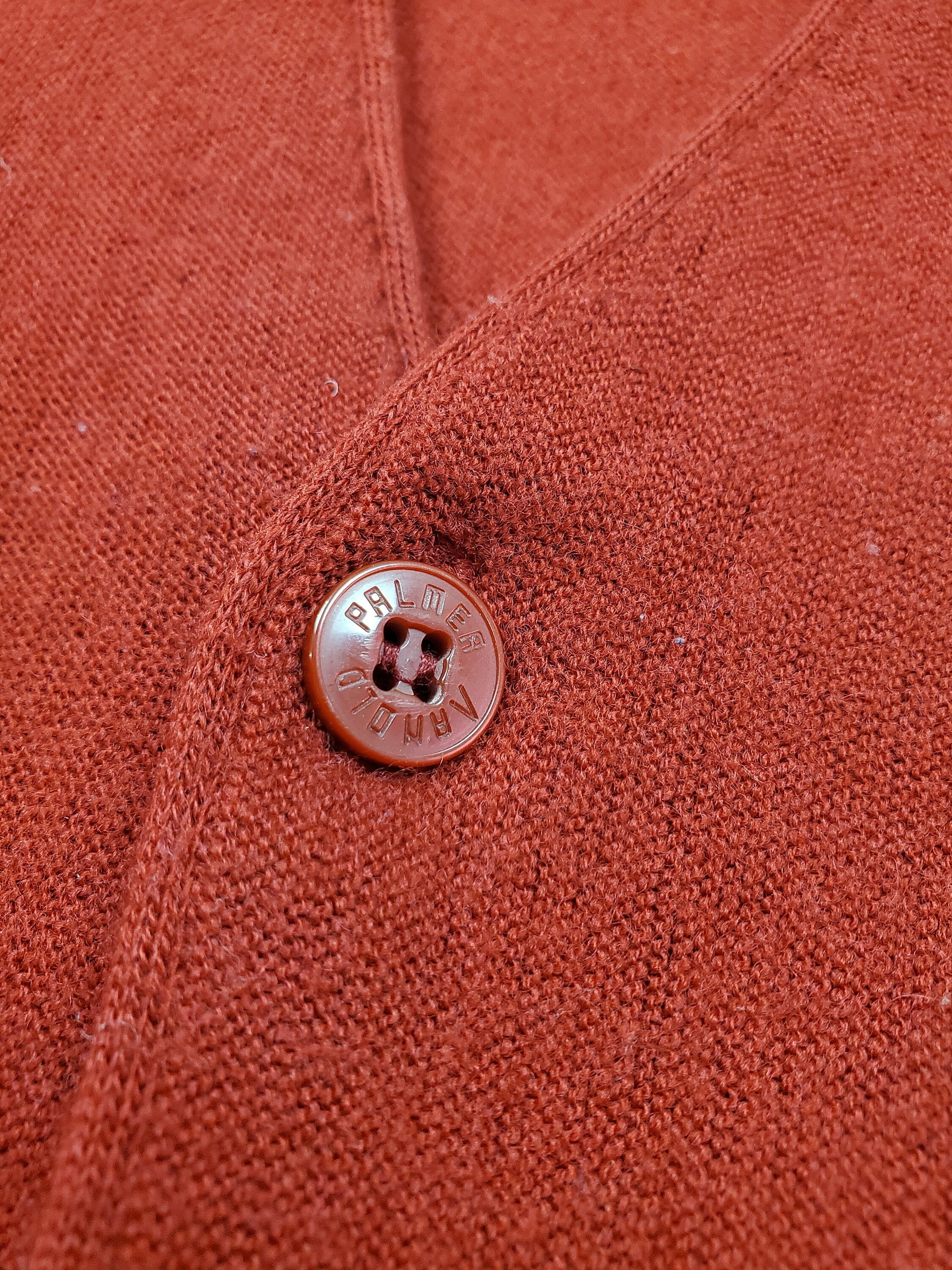 1980s/1990s Arnold Palmer Korea Wool Cardigan Sweater Size M