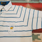 1980s/1990s Golden Bear by Jack Nicklaus Striped Golf Shirt Size L