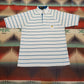 1980s/1990s Golden Bear by Jack Nicklaus Striped Golf Shirt Size L