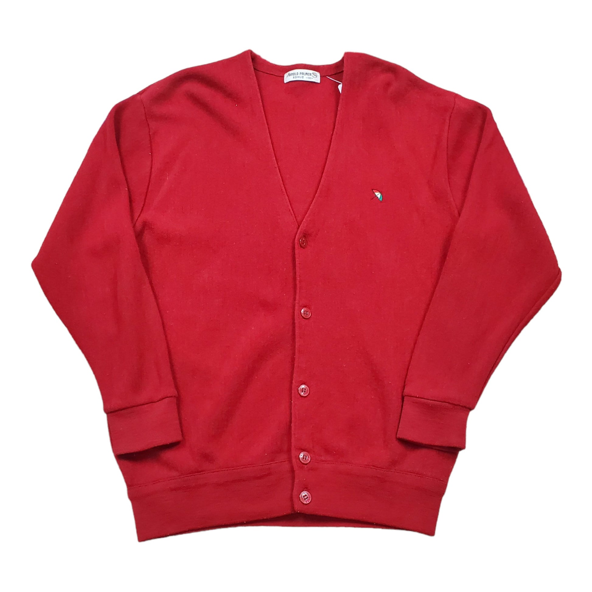 1980s/1990s Arnold Palmer Korea Wool Cardigan Sweater Size M