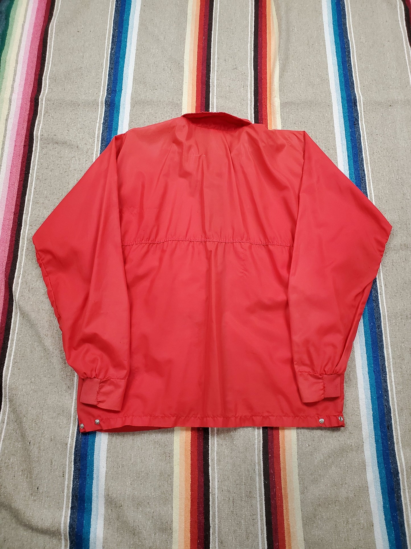1960s/1970s Packable Zip Up Nylon Windbreaker Jacket Size M