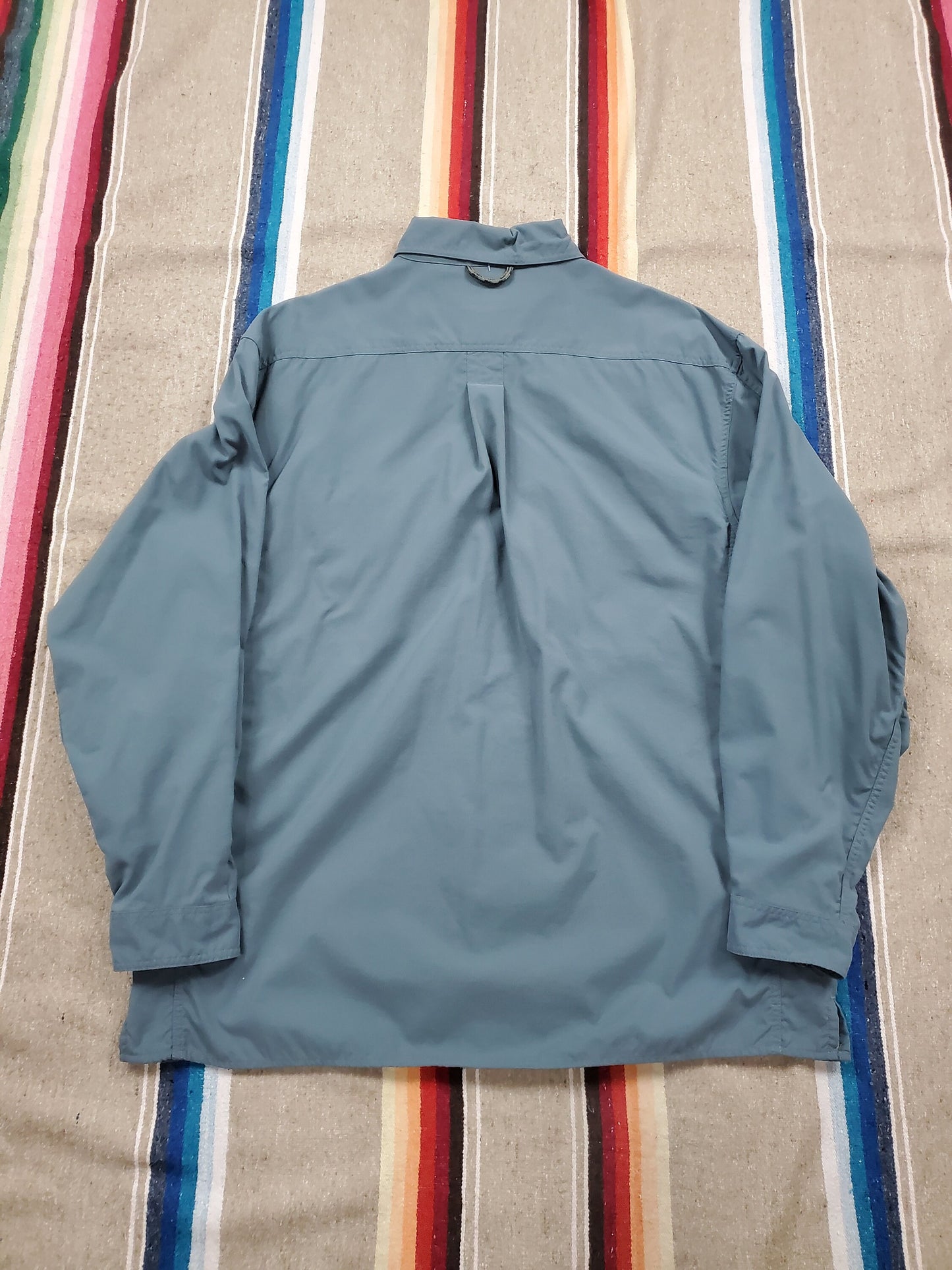 1990s/2000s Ex Officio Travel Wear Bug Shirt Size XL