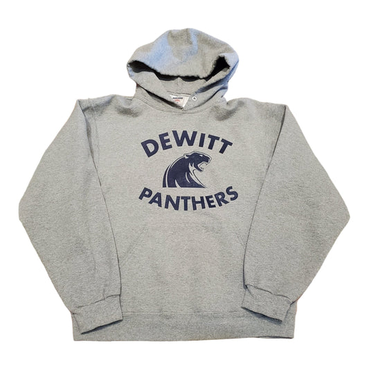 2000s Jerzees Dewitt Panthers Hoodie Sweatshirt Size M