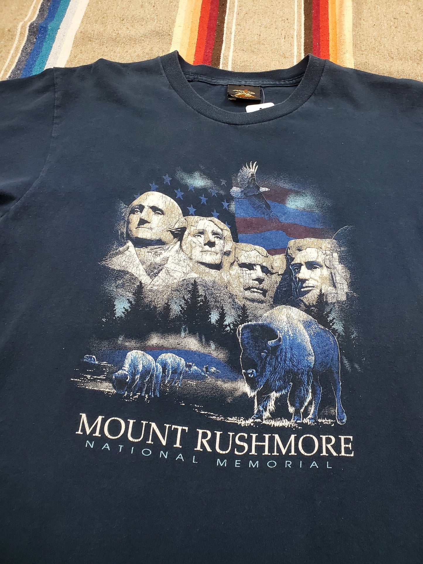2000s/2010s Prairie Mountain Mount Rushmore T-Shirt Size S/M