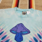 2000s 2004 Liquid Blue Mushroom Tie Dye T-Shirt Made in USA Size L