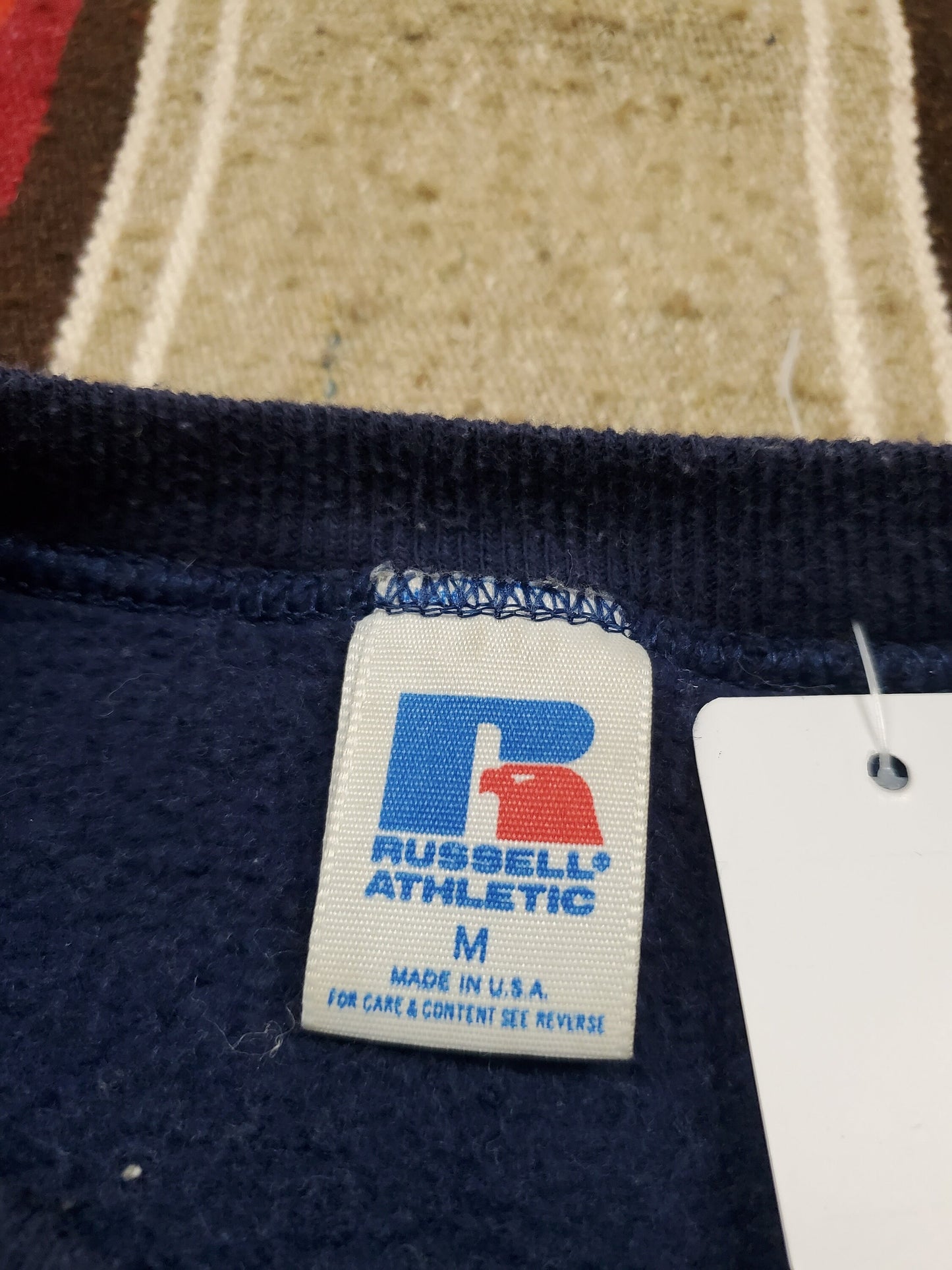 1980s Russell Athletic 82nd Airbrone All American Cold Steel Sweatshirt Made in USA Size M