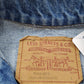 1980s Levi's 75405-0212 2 Pocket Denim Trucker Jacket Made in Canada Size XS Women's Size M