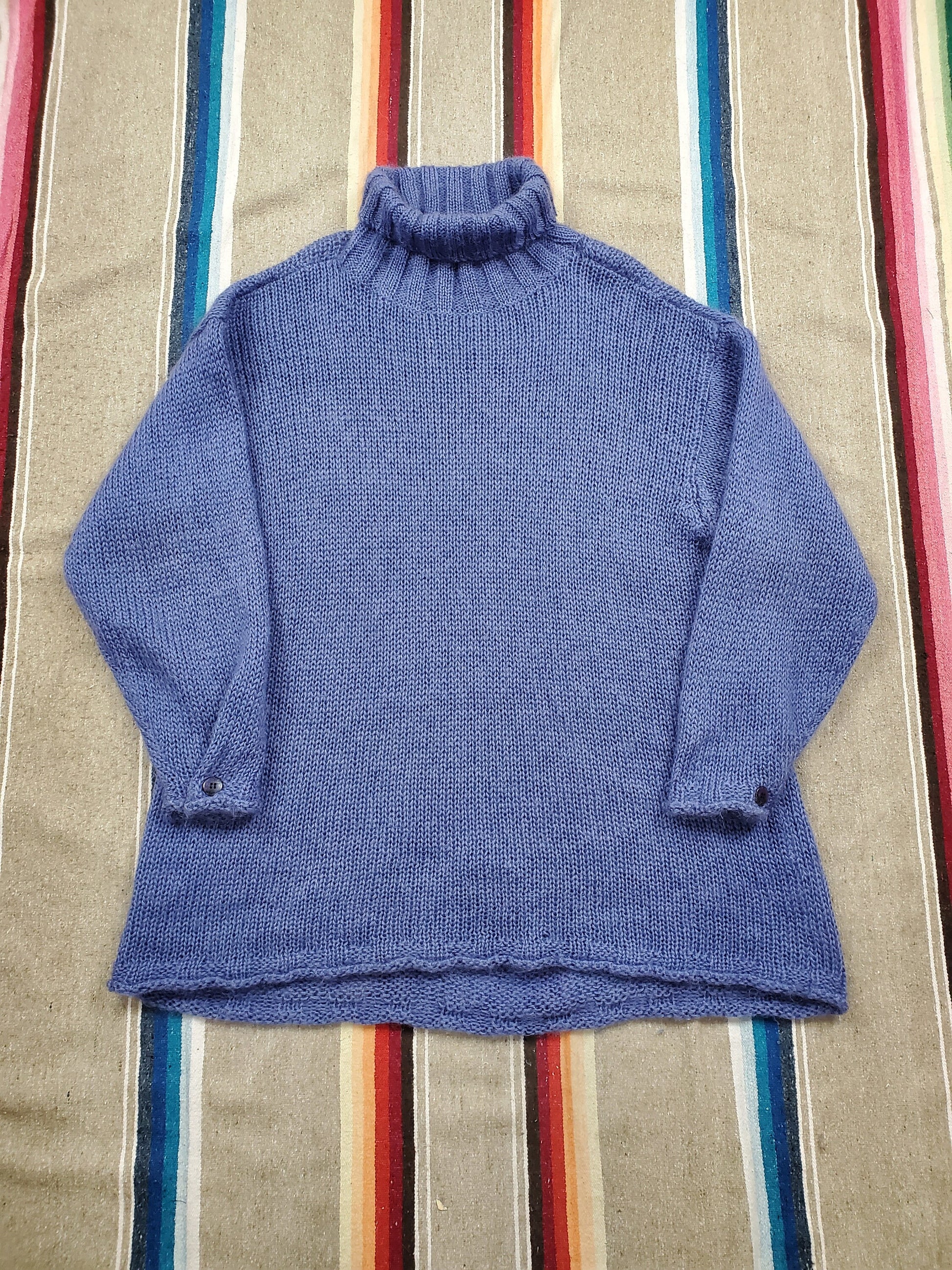 1980s/1990s Esprit Essentials Knit Turtleneck Sweater Size L/XL