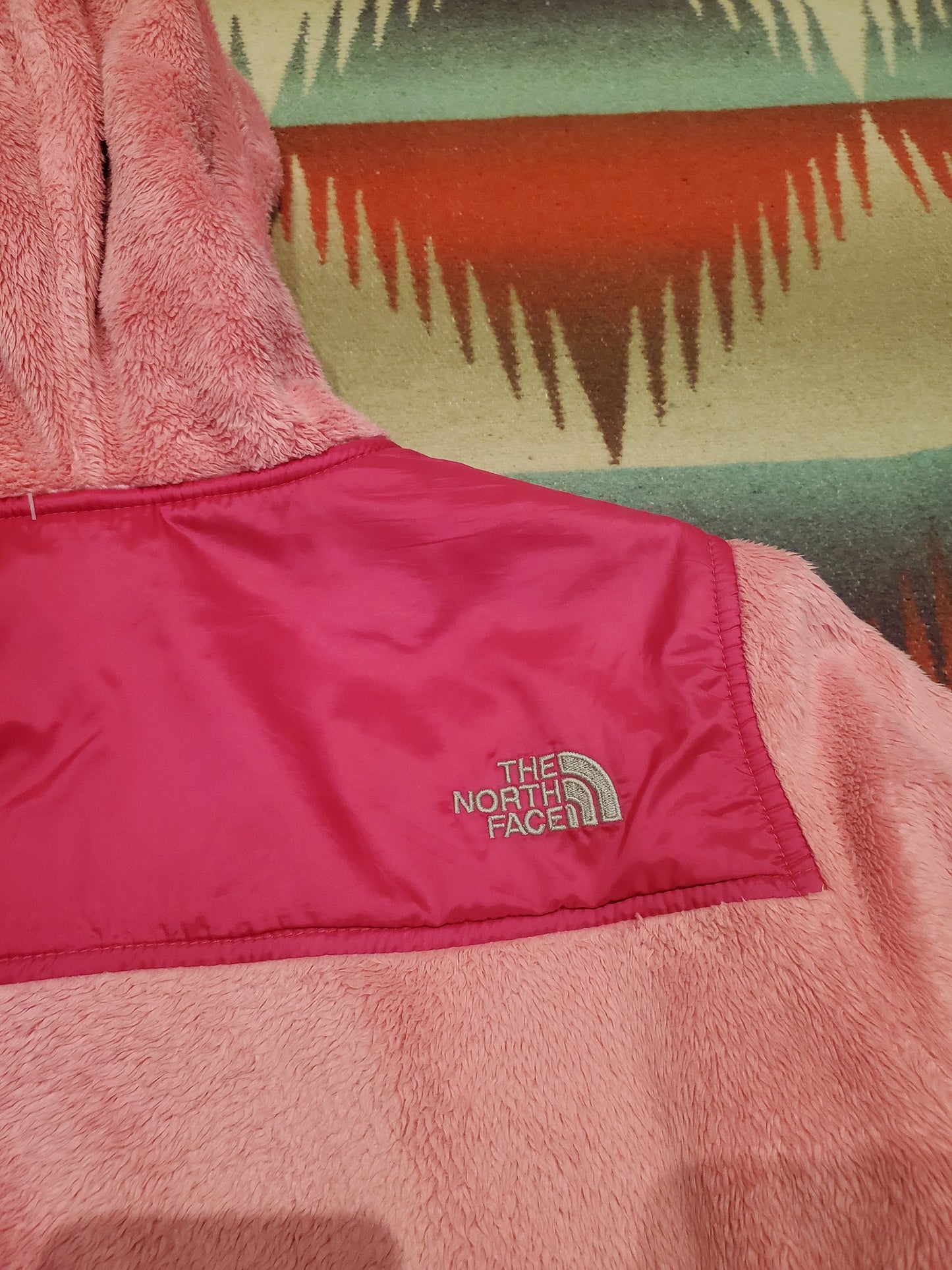2010s The North Face TNF Pink Fleece Jacket Women's Size L