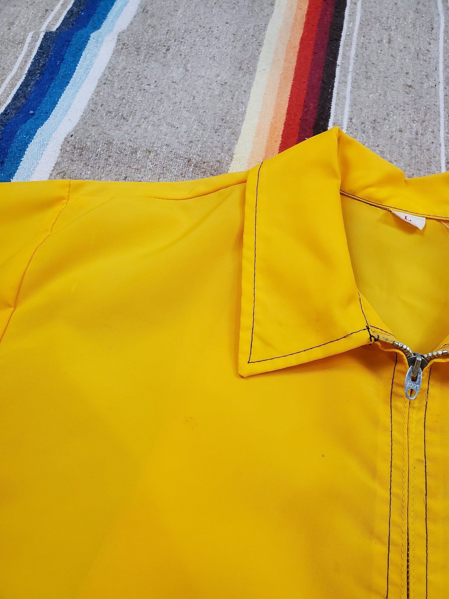 1970s/1980s Avon John Deere Zip-Up Nylon Windbreaker Jacket Size L/XL