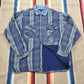 1990s/2000s Architect Thermal Lined Plaid Flannel Shirt Size L/XL