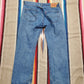 2000s Levi's 501 Blue Denim Jeans Size 35x29