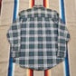 1980s Dickies Printed Cotton/Rayon Blend Flannel Shirt Size M/L