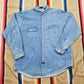 1990s/200s G.H. Bass & Co Button Down Long Sleeve Denim Shirt Size XXL