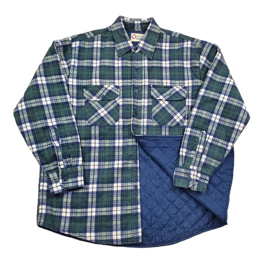 1990s/2000s Sports Afield Lined Flannel Shirt Size L/XL