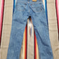 1990s Levi's 505 Blue Denim Jeans Made in USA Size 37x31