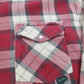 1990s/2000s Berne Apparel Snap Closure Plaid Flannel Work Shirt Size XXL