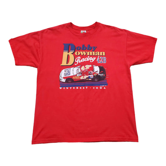 1990s 1999 Bobby Bowman Racing T-Shirt Size L/XL